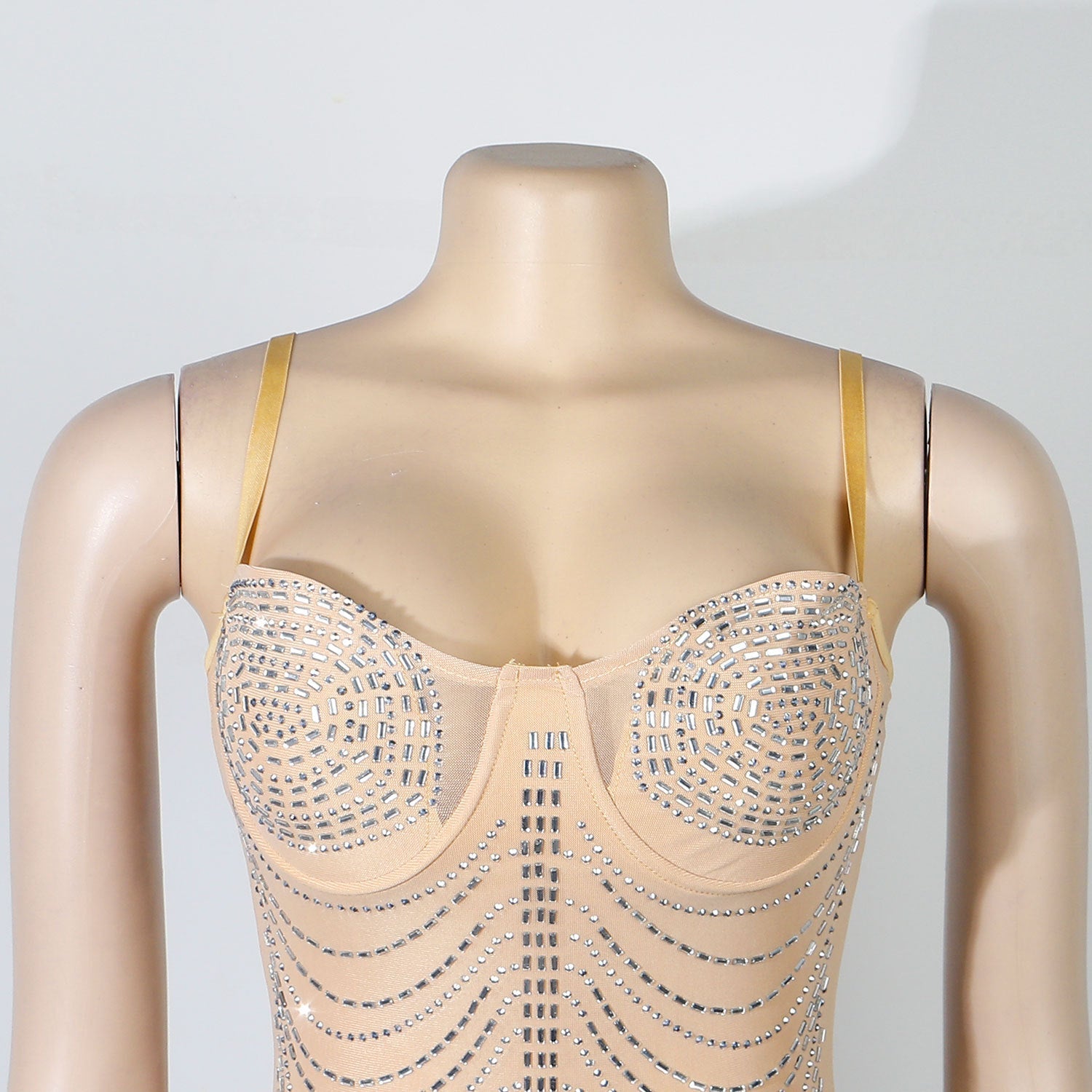 Sexy Slim Fit Rhinestone Tassel Dress