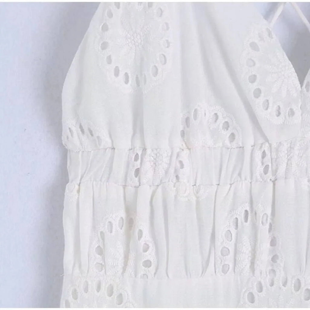 Sexy Backless Lace Dress