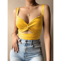 Sexy Sleeveless Crop Top