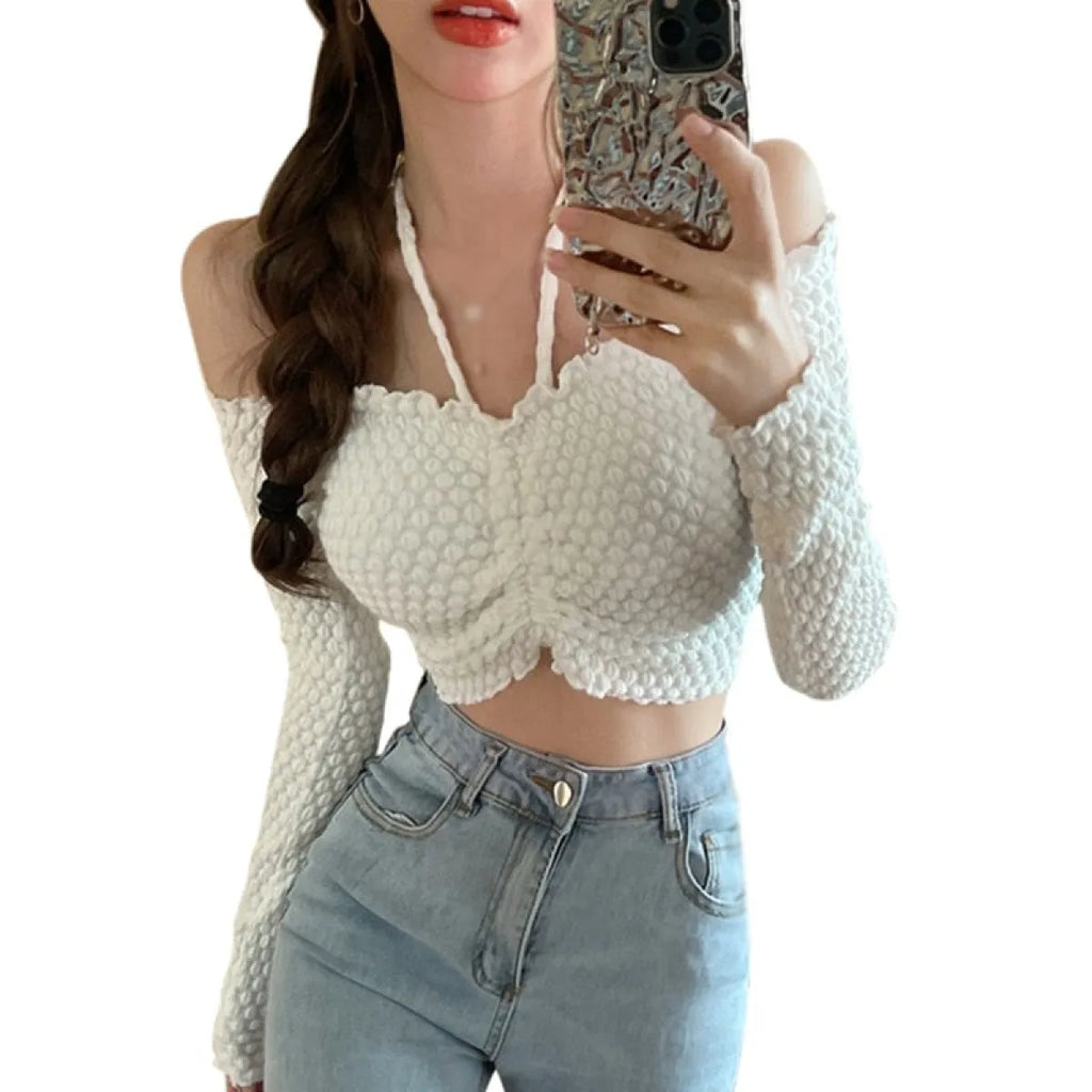 Slim Fit Sexy Blouse Top